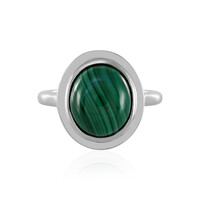 Malachite Silver Ring