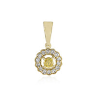 9K I1 (Yellow Diamond) Gold Pendant