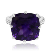 Moroccan Amethyst Silver Ring