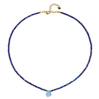 Aquamarine Silver Necklace