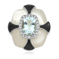 14K AAA Brazilian Aquamarine Gold Ring (CIRARI)
