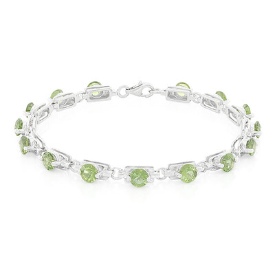 Russian Apatite Silver Bracelet