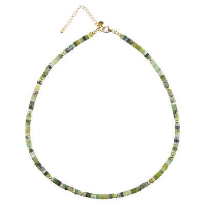 Serpentine Silver Necklace