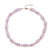 Kunzite Silver Necklace