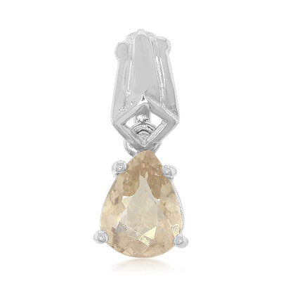 Cuprian Tourmaline Silver Pendant