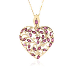 Rhodolite Silver Necklace