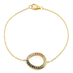 Blue Sapphire Silver Bracelet