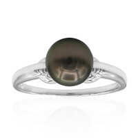 Tahitian Pearl Platinum Ring