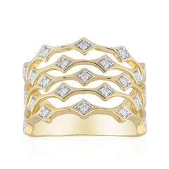 9K SI1 (G) Diamond Gold Ring