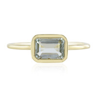 9K Brazilian Aquamarine Gold Ring