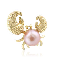 Purple Freshwater Pearl Silver Pendant (TPC)