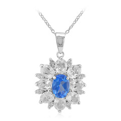 INDIGO BLUE TOPAZ Silver Necklace