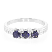 Ceylon Iolite Silver Ring