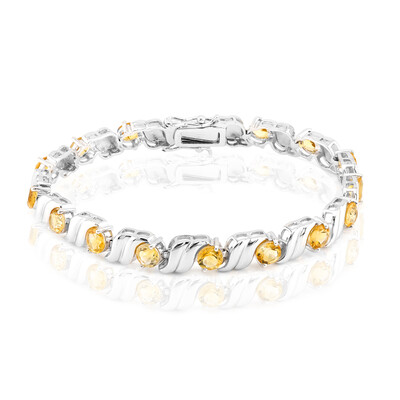 Citrine Silver Bracelet
