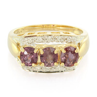 18K Unheated Padparadscha Sapphire Gold Ring (AMAYANI)