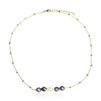 White Freshwater Pearl Silver Necklace (TPC)