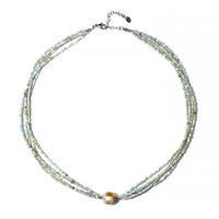 Akoya Pearl Silver Necklace
