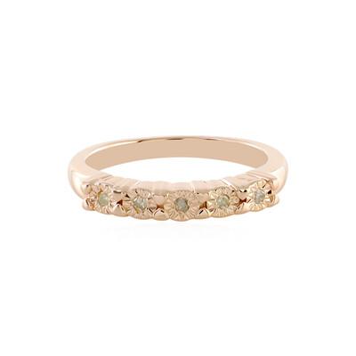 PK (J) Diamond Silver Ring
