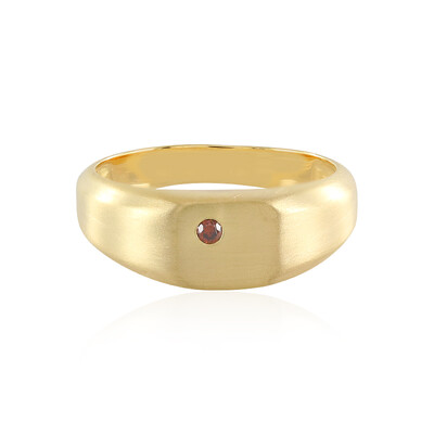 I3 Red Diamond Silver Ring
