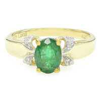 Bahia Emerald Silver Ring