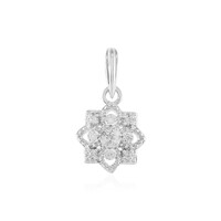 I2 (I) Diamond Silver Pendant