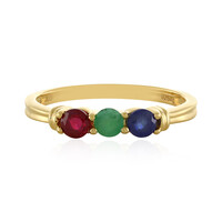 Socoto Emerald Silver Ring