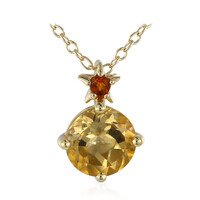 Citrine Silver Necklace