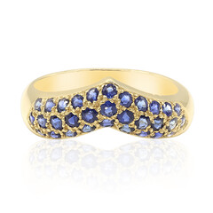 18K Blue Sapphire Gold Ring (Estée Collection)