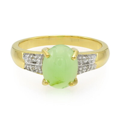 Imperial Chrysoprase Silver Ring