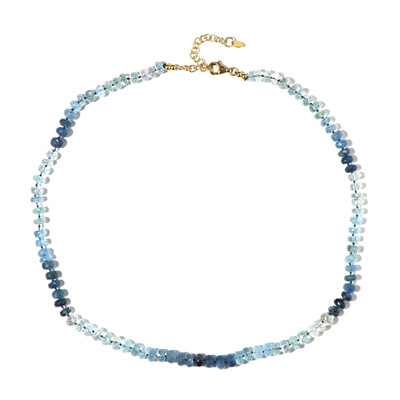 Santa Maria Aquamarine Silver Necklace (Adela Silber)