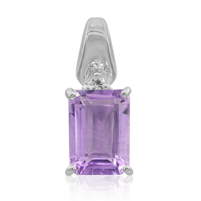 Amethyst Silver Pendant
