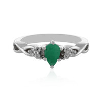 Socoto Emerald Silver Ring