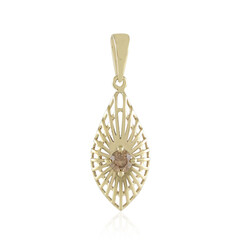 9K I2 Champagne Diamond Gold Pendant (Ornaments by de Melo)