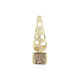 9K I2 Champagne Diamond Gold Pendant (Ornaments by de Melo)