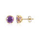 Amethyst Silver Earrings