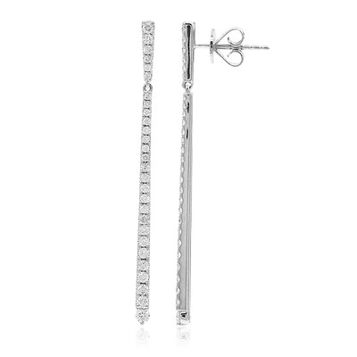 14K SI2 (H) Diamond Gold Earrings (CIRARI)