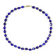 Royal Blue Quartz Silver Necklace