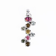 Tourmaline Silver Pendant