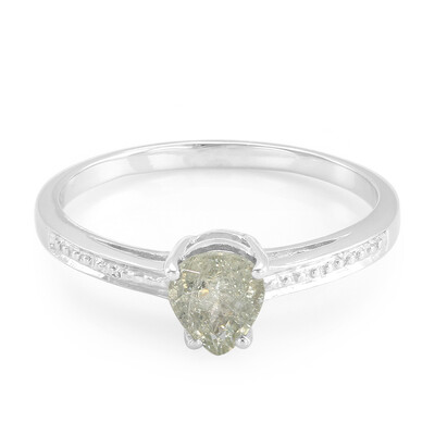 Cuprian Tourmaline Silver Ring