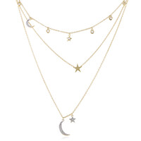 White Topaz Silver Necklace