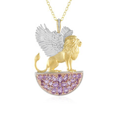 Amethyst Silver Necklace (Gems en Vogue)