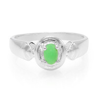Imperial Chrysoprase Silver Ring