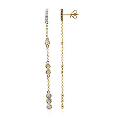 14K I1 (H) Diamond Gold Earrings (CIRARI)