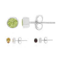 Citrine Silver Earrings