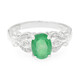 Bahia Emerald Silver Ring