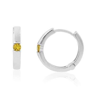 Cognac Scapolite Silver Earrings