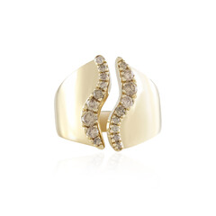 I2 Brown Diamond Silver Ring