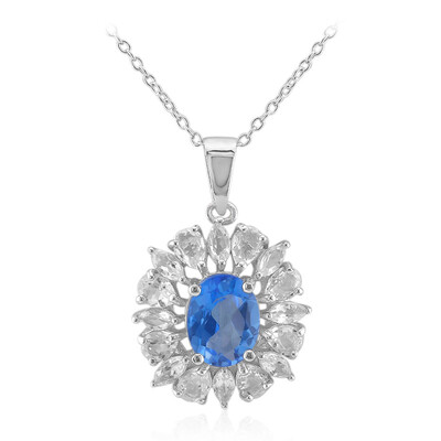 INDIGO BLUE TOPAZ Silver Necklace