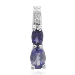 Iolite Silver Pendant