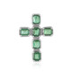 Green apatite Silver Pendant